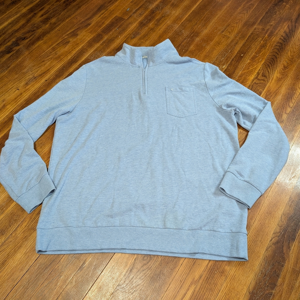 Criquet Men's Sky Blue Zip-Up Pullover 2XL